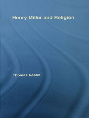 cover image of Henry Miller and Religion